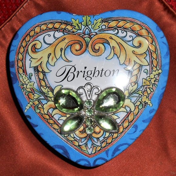 Butterfly Jewel on Brighton Heart Tin + FREE RING (copied listing) - Picture 8 of 15